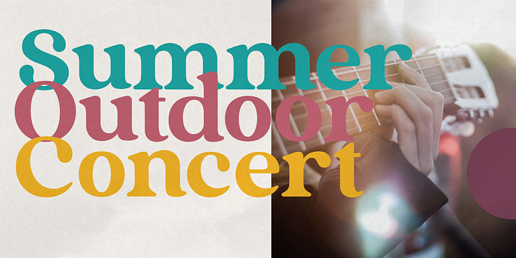 Summer Outdoor Concert banner