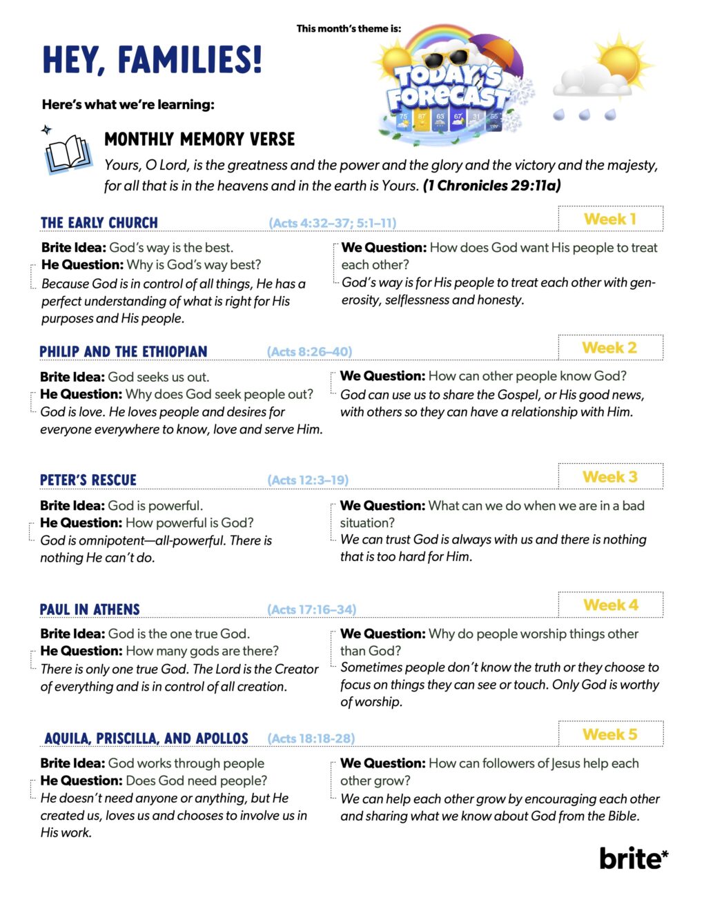 Family resource may 2026