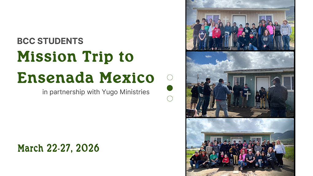BCC Students Mission Trip Save The Date
