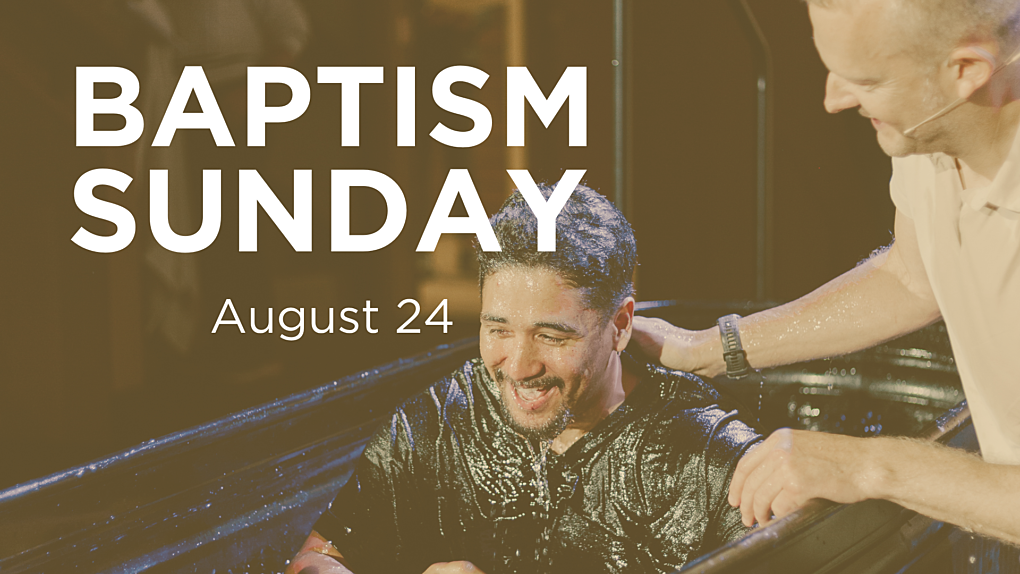 Baptism Sunday 8 24
