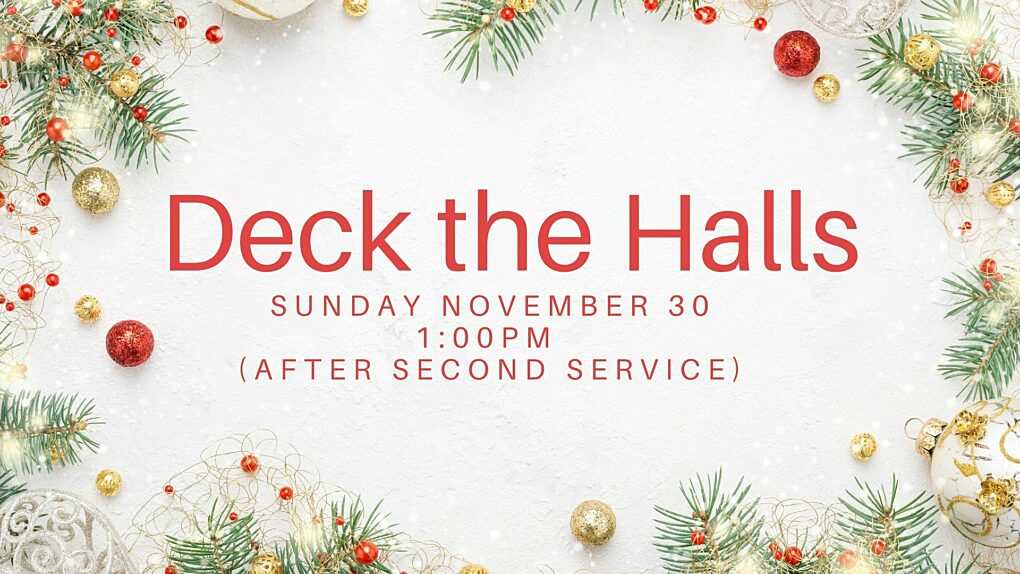Deck the Halls NHC Nov 30