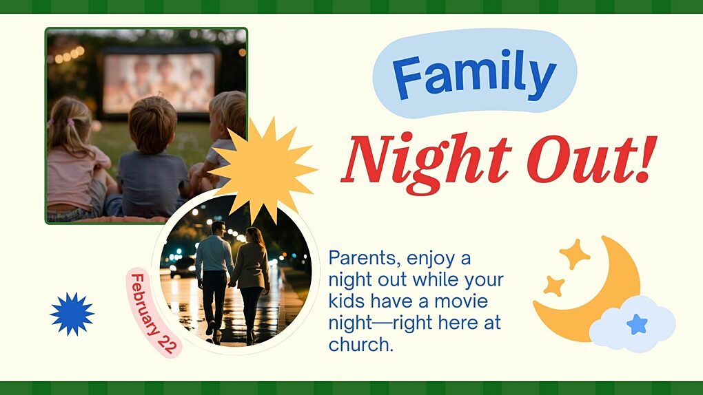 Family Night Out slide