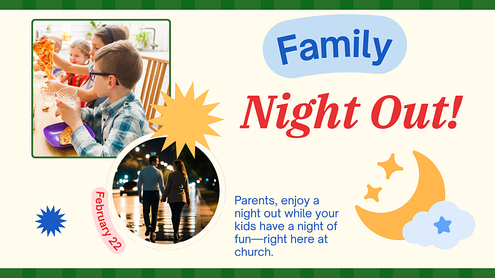 Family Night Out slide