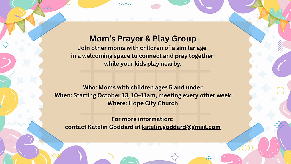 Moms Prayer Play HCC