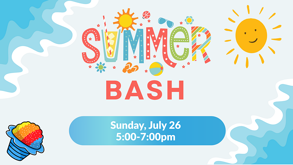 Summer Bash 2026 slide 1920 x 1080 px
