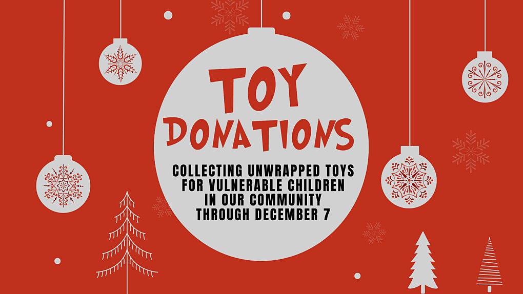 Toy Donations slide 1920 x 1080 px