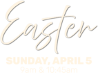 Join Us This Easter
