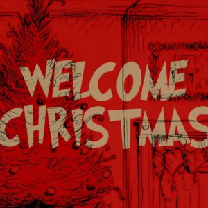 Welcome christmas artwork